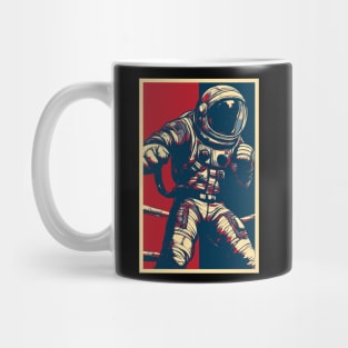 Astronaut boxing in HOPE Style Mug